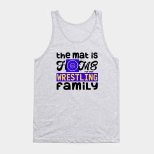 The Mat is Home for this Wrestling Family Tank Top